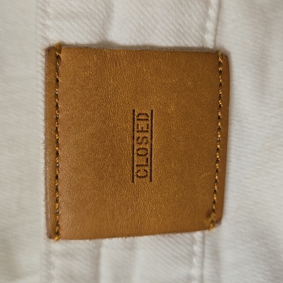 Closed Women's White Pedal Star Denim Jeans sz 26 - Picture 10 of 13